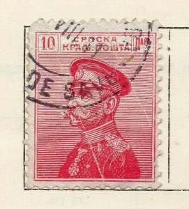 Serbia 1911 Early Issue Fine Used 10p. NW-114523