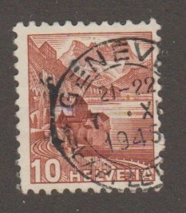 Switzerland - Scott # 230  Castle of Chillon - used