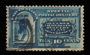 EXCELLENT GENUINE SCOTT #E2 F-VF POSTALLY USED 1888 ABNC SPECIAL DELIVERY