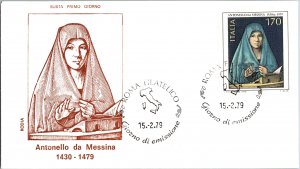 Italy, Worldwide First Day Cover, Art