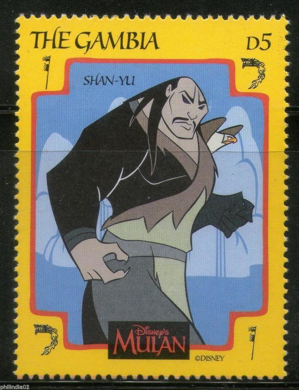 Gambia 1998 Walt Disney´s MULAN - Shan-Yu Sc 2044g Animation Cartoon FlimMNH 309