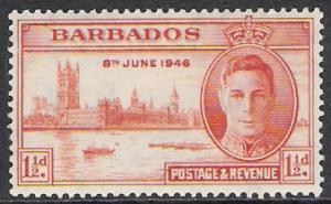 Barbados #207 Peace Issue MHR