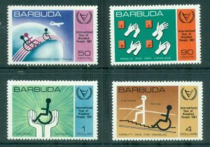 Barbuda 1981 Intl. Year of the Disabled MUH