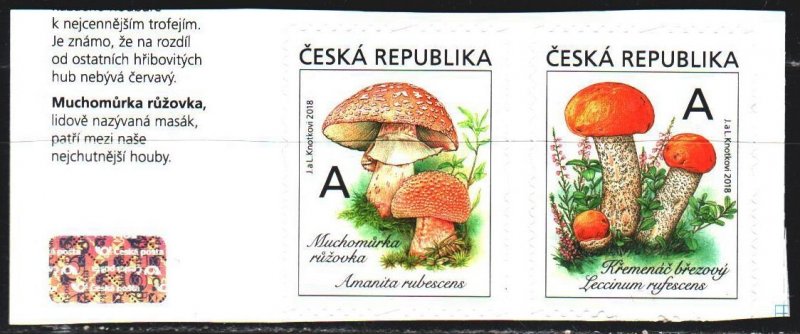 Czech Republic. 2018. 983-84. Mushrooms. MNH.