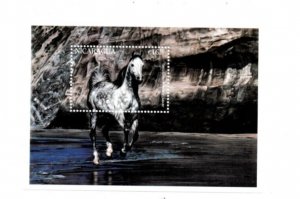 Nicaragua 1996 - Horse - Souvenir Stamp Sheet - Scott #2184 - MNH