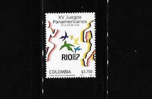 Colombia 2007 Pan American Games Rio De janeiro MNH A388