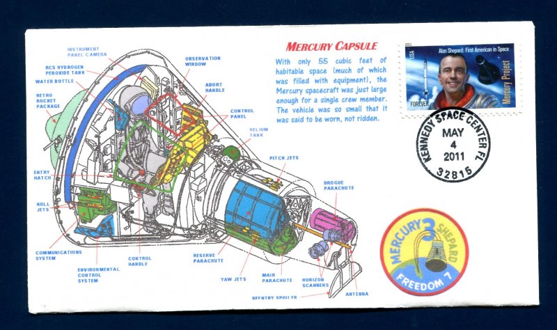 Sc. 4527 Project Mercury FDC - Thrifty Photo Cachets 7 