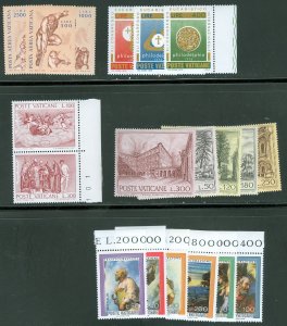 Vatican City 1976 Compete MNH Year Set