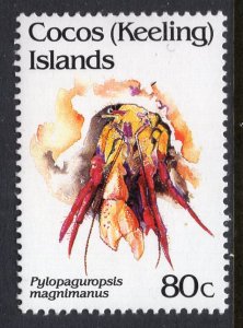 Cocos Keeling Islands 257 Crab MNH VF