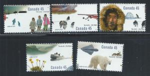 CANADA SC# 1574-78 VF/MNH 1995