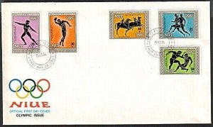 NIUE 1984 Olympic Games set on FDC........................................73955a