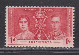 DOMINICA Scott # 94 MH - KGVI Coronation