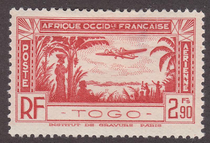 Togo C2 Plane Over Coastal Africa 1940