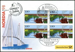 Germany 1976 FDC. Michel . NORDIA-1998 Exhibition. North German Moorland.