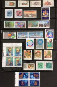 CANADA 1987 Complete Commemoratives Set MNH #1122-1154 (33 stamps)