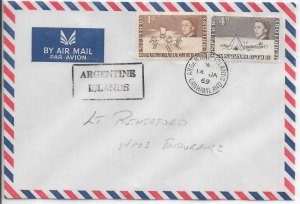 1969 Agentine Islands, British Antarctic Territory to HMS Endurance (56194)