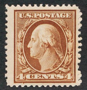 UNITED STATES 334 MINT NH F-VF 4c WASHINGTON, REPERF