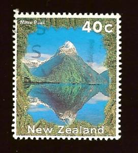 New Zealand 1312 40c Mitre Park perf 13½ used