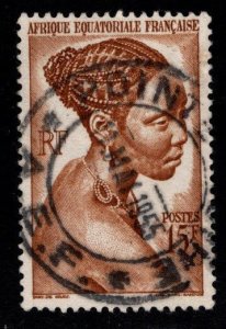 French Equatorial Africa Scott 182 Used stamp