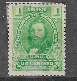 Honduras  #111   1c  UPU (U)  CV $0.25