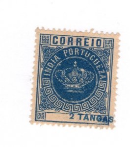 Portuguese India #166 MH Printers Waste Shift - Stamp CAT VALUE $??