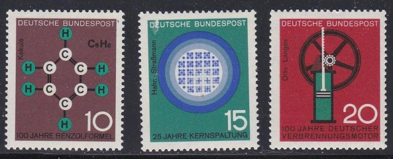 Germany # 892-894, Unused, one stamp Faulty, 