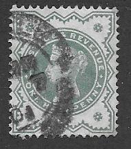 Great Britain  Scott 125  Used