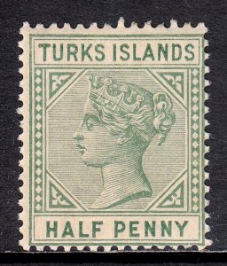 Turks Islands - Scott #51 - MH - Toning - SCV $7.25