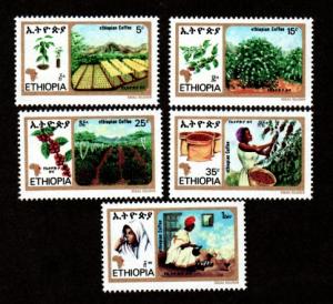 Ethiopia # 1033-1037 Mint!