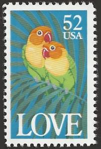 # 2537 MINT NEVER HINGED LOVE TWO PARROTS