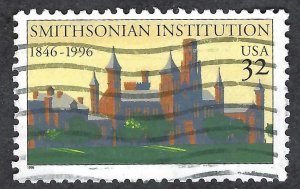 United States #3059 32¢ Smithsonian Institution (1996). Used.