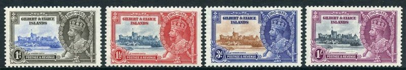 Gilbert and Ellice Is 1935 Silver Jubilee SG36/39 M/M Set