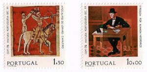 Portugal #1253-4 MNH complete Paintings