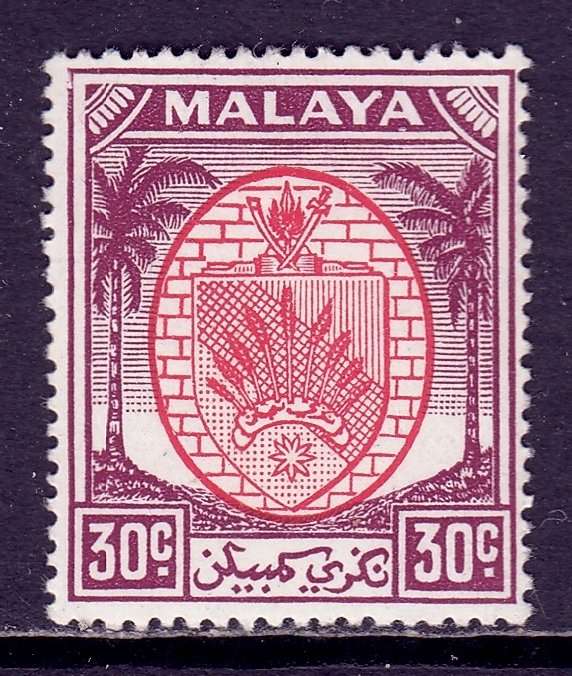 Malaya (Negri Sembilan) - Scott #52 - MH - Pencil/rev. - SCV $2.00