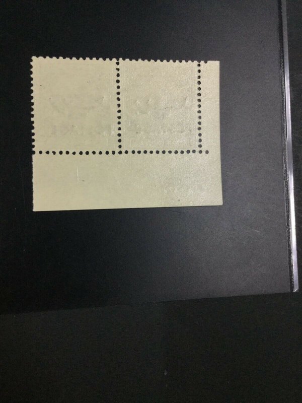 MOMEN: JORDAN SG #387c BLACK OVPT 1953 PAIR MINT OG NH LOT #63447