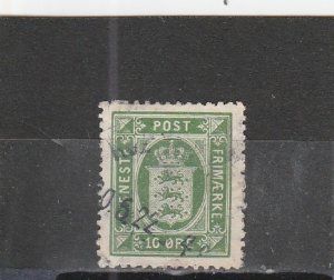 Denmark  Scott#  O22  Used  (1921 Official Stamp)