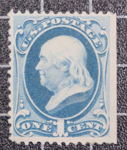 Scott 182 - 1 Cent Franklin - Unused No Gum - Nice Stamp - SCV - $80.00