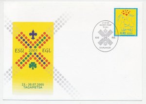 Cover / Postmark Estland 2005 Scouting