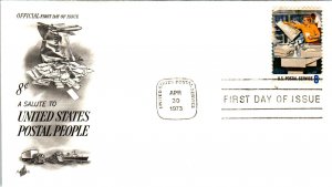 US 1489-1498 Postal People Artcraft Set of Ten U/A FDC