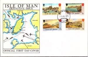 Isle of Man, Worldwide First Day Cover, Art, Aviation