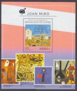 2014 Guinea 10781/B2451 Artist / Joan Miro 16,00 €