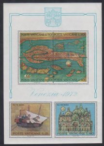 Vatican 520a NH Souvenir Sheet