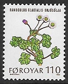 Faroe Islands # 49 - Glacier Buttercup - MNH.....{KZw}