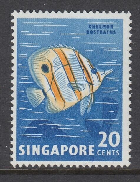 Singapore, SG 71b, MNH Nick in Fin variety