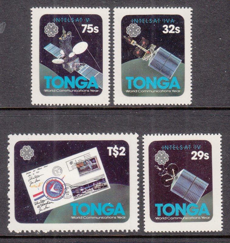 Tonga 545-548 Space MNH VF