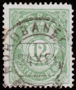 Norway Scott 41 (1884) Used F, CV $400.00 C