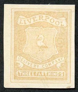 1 1/2d Buff Liverpool Delivery Co Forgery