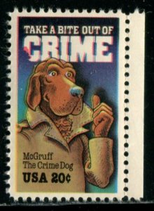 2102 US 20c McGruff The Crime Dog, MNH