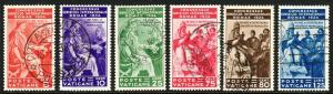 1935 Vatican International Juridical Congress, Rome complete used set Sc 41 / 46