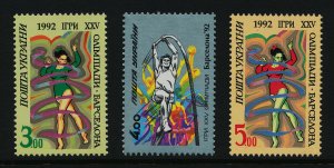 Ukraine 134-6 MNH Sports, Summer Olympics, Gymnastics